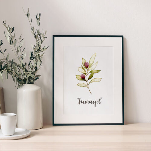 bespoke botanical art personalised custom the handlettering studio