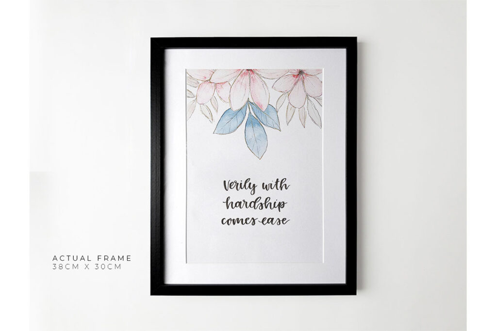 bespoke botanical art personalised custom the handlettering studio