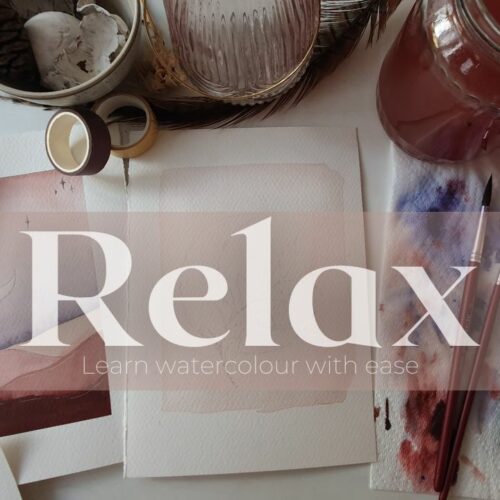 Relax Learn watercolour with ease watercolour course