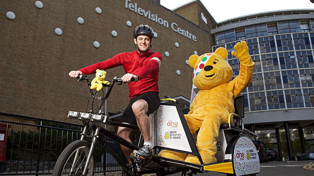 Matt Baker's Children in Need challenge will see him stop off at the University of Lincoln on Tuesday, November 15th. Photo: BBC