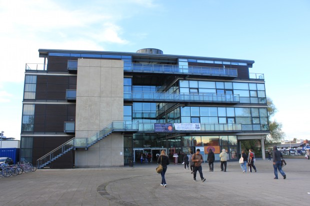 Phase Two is set to introduce revolving doors to the Main Admin Building. Photo: Tom Larken
