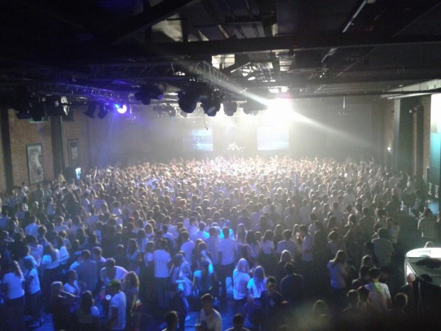 The Engine Shed crowd loved Sunday's welcome party. Photo: Brian Alcorn Photo: Brian Alcorn