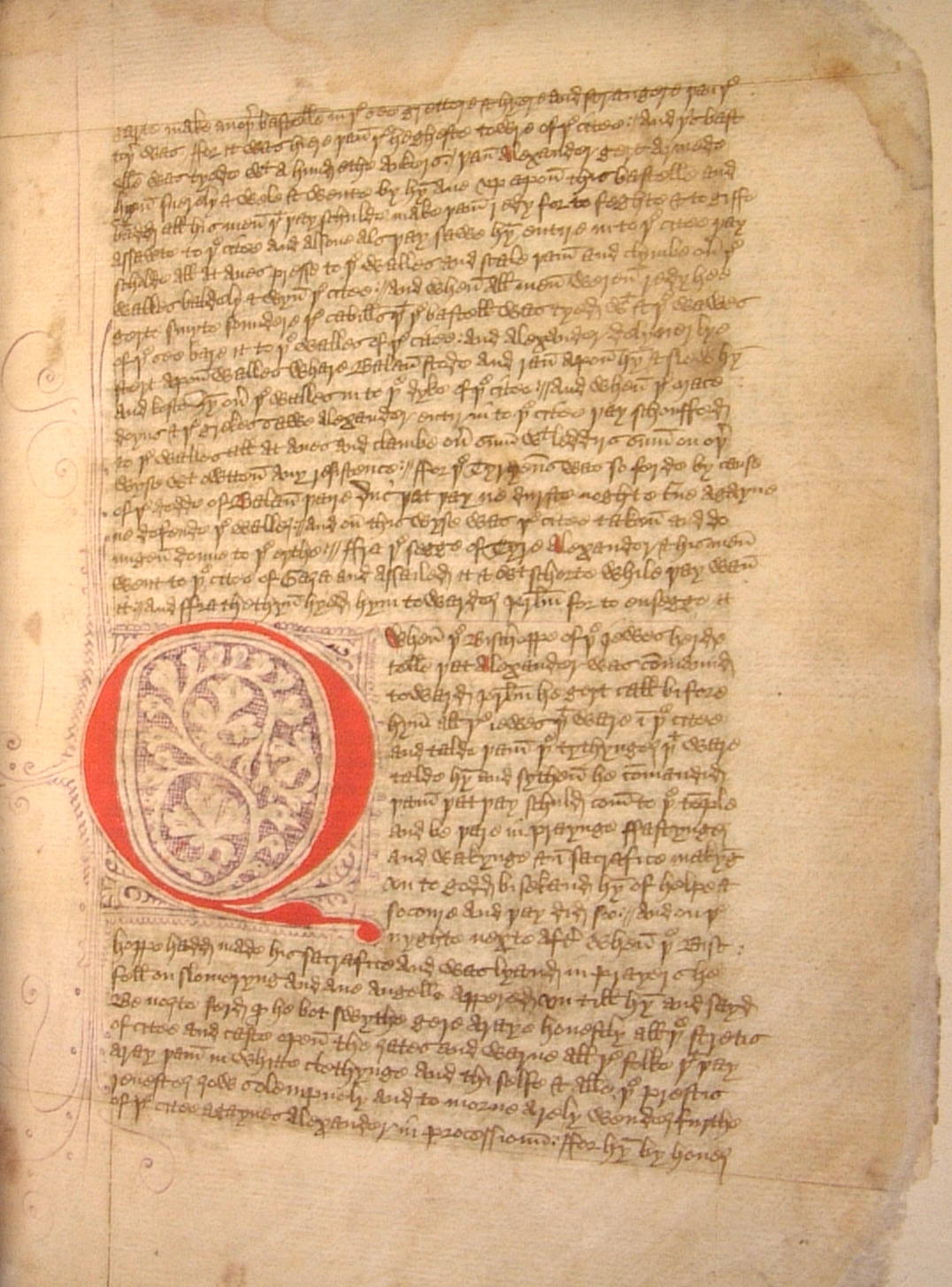 Manurscript Historical manuscript presented to university – The Linc