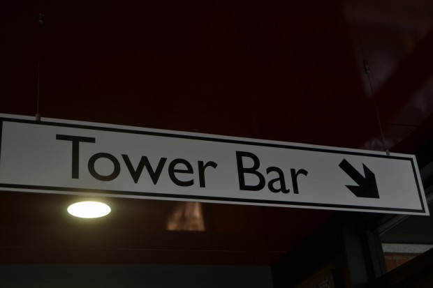 Tower Bar sign