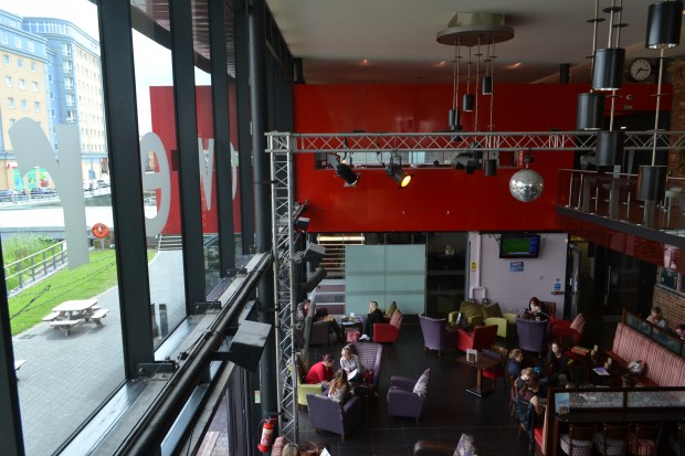 inside the Tower Bar