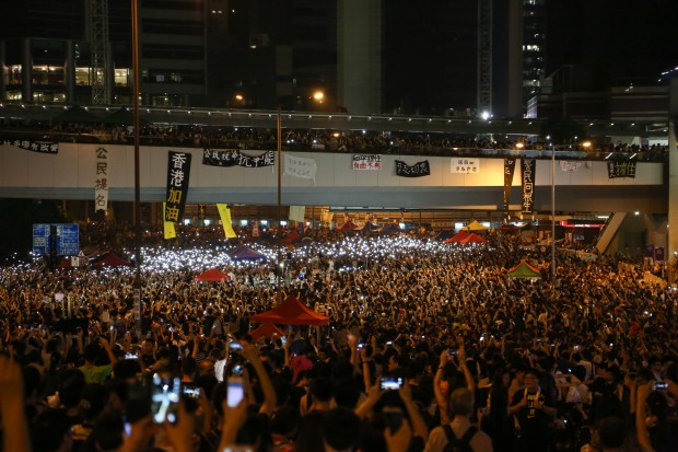 Hong Kong central protests