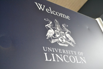 University of Lincoln sign