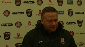 Chris Moyses in action ahead of Saturday's trip to Macclesfield