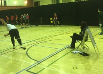 Rehman Chaudry leading his team by example against Sheffield Hallam