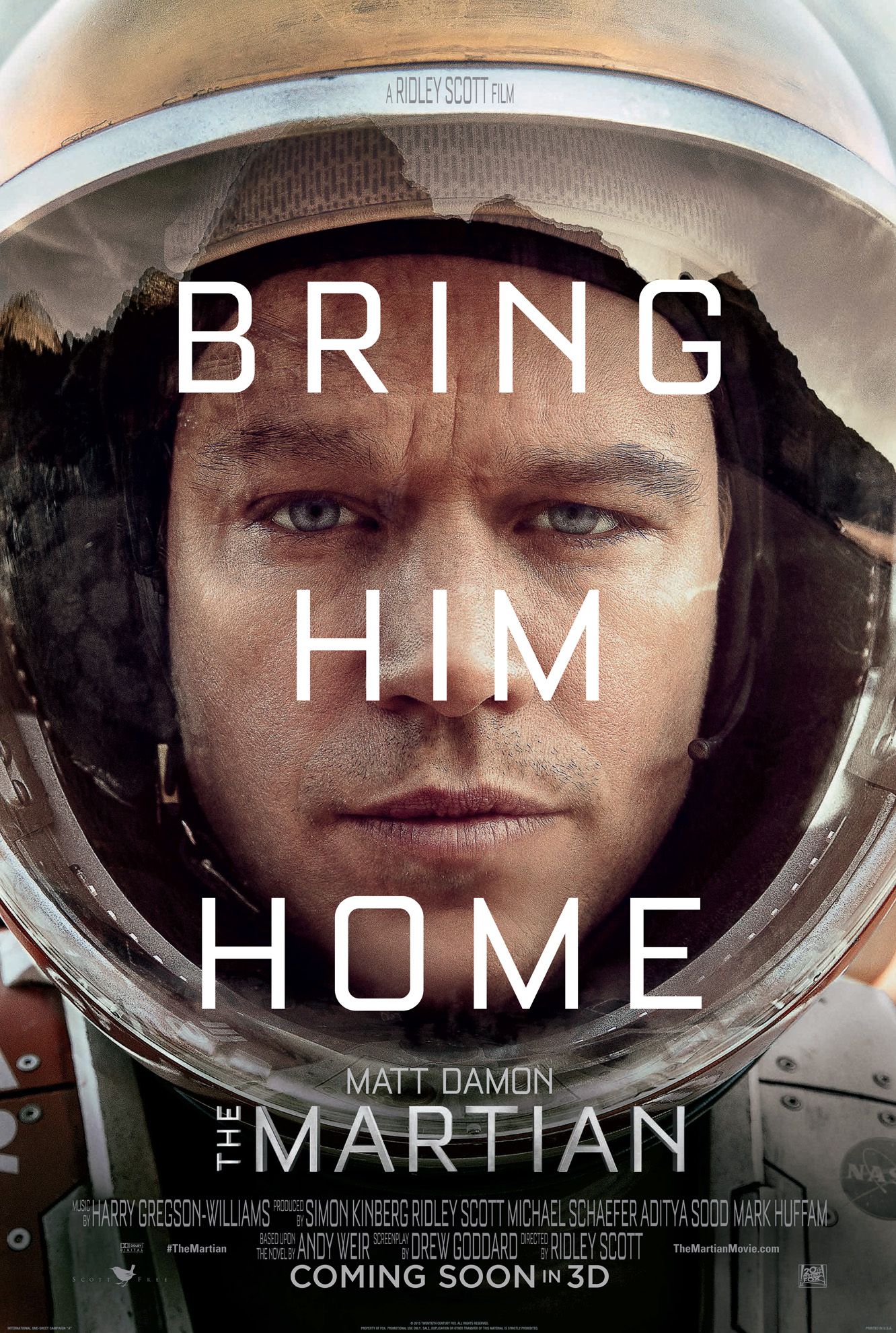 The Martian film poster