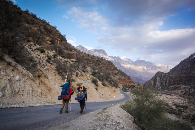 A still from the film showing the beautiful Iranian landscape