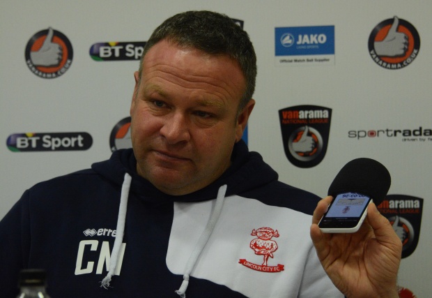 Chris Moyses to leave Lincoln City at the end of the season. (Photo: Danny Adamson)