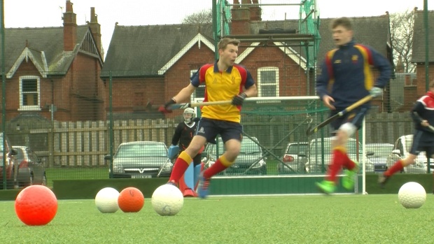 Lindum men's playing hockey (Photo: Elliott Dalton)