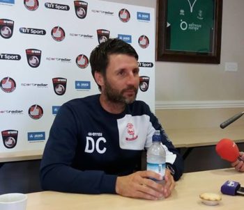 Cowley will hope his side can make it thirteen games unbeaten tonight against York City. (Photo: Kieran Hymus)