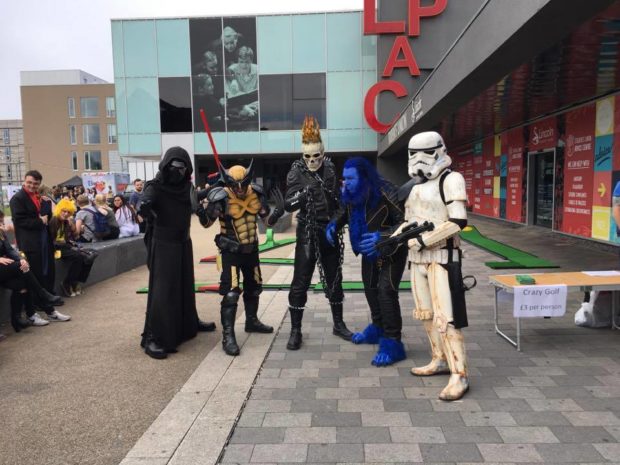 Lincoln's cosplayers strut their stuff. Photo: Jamie Sleep