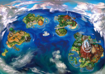 The new region Alolah is based of the tropical isles of Hawaii