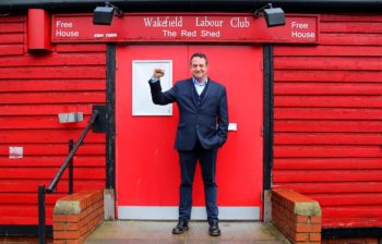 Mark's latest show the Big Red Shed is on it's way to Lincoln. Photo: Unavoidable PR