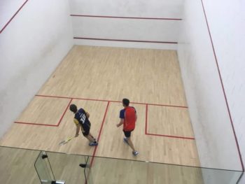 Andrew Oram causes problems for Angus Pickering
