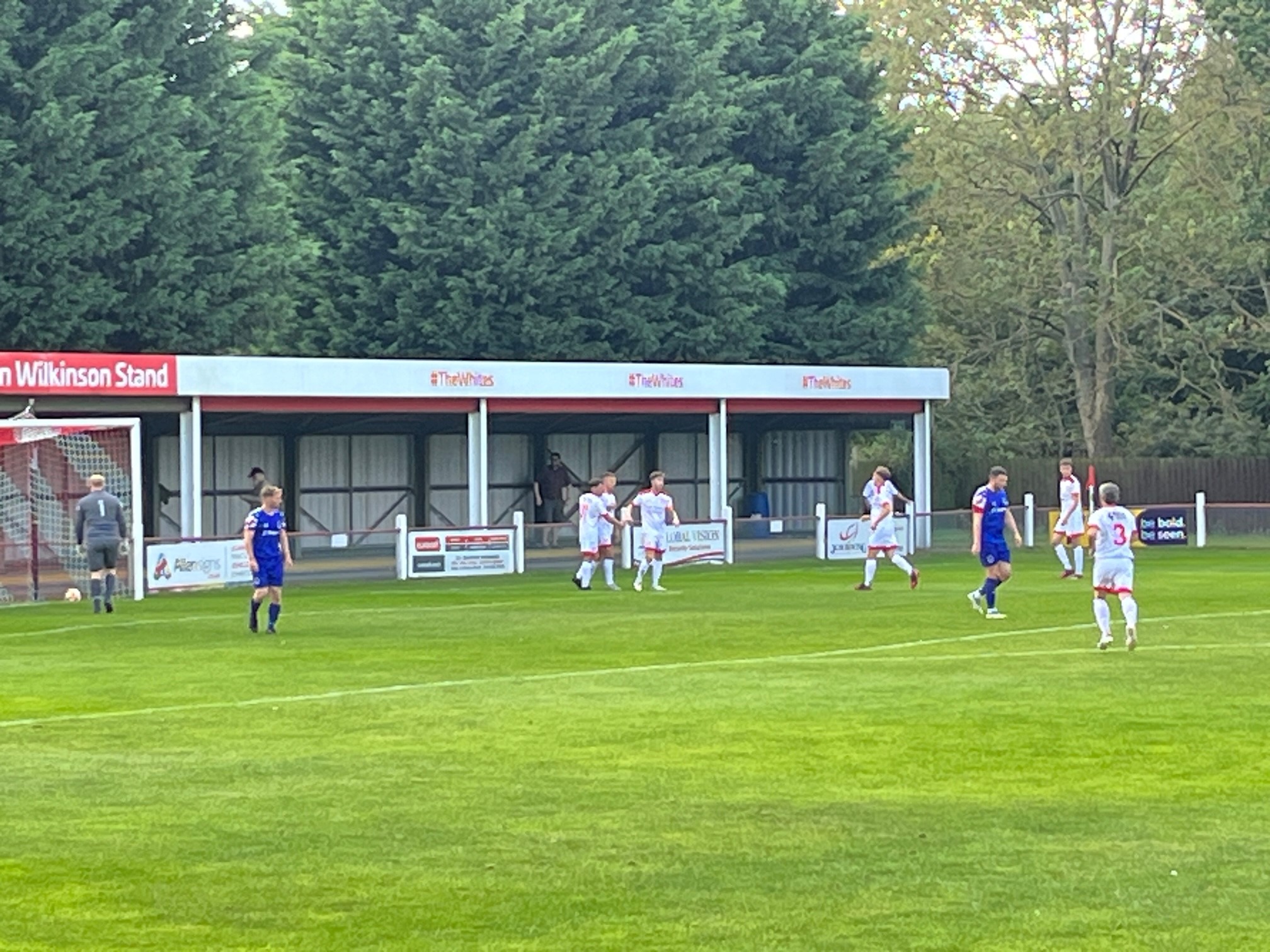 Lincoln United celebrate goal