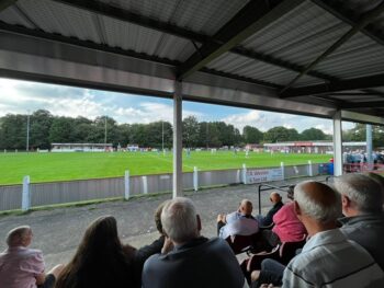 View from the stands for Lincoln United vs Worksop Town