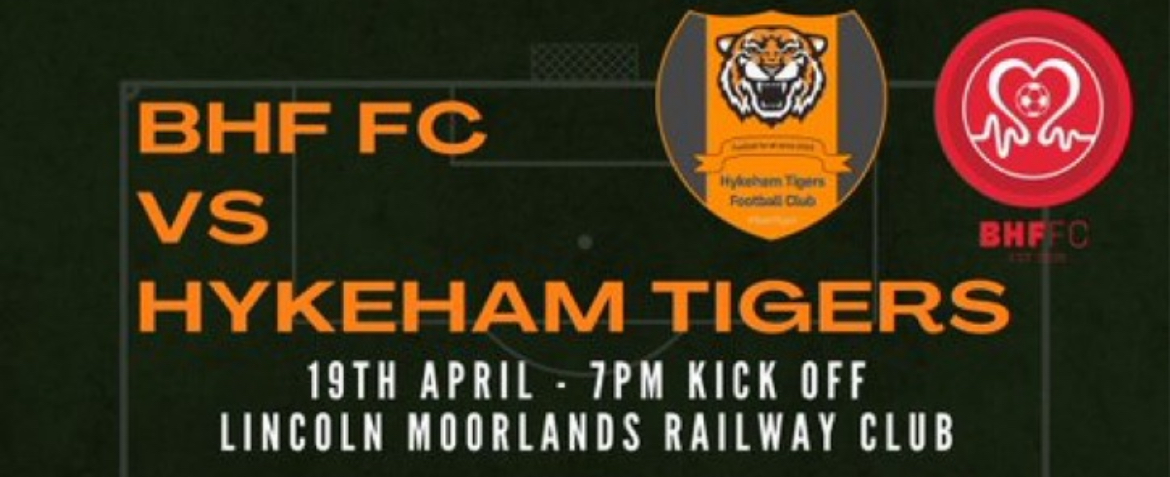 British Heart Foundation vs Hykeham Tigers Charity Football Match