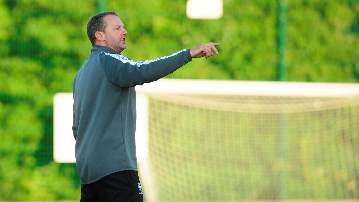 Lincoln United's new manager Lee Mitchell. Credit: Graham Burrell