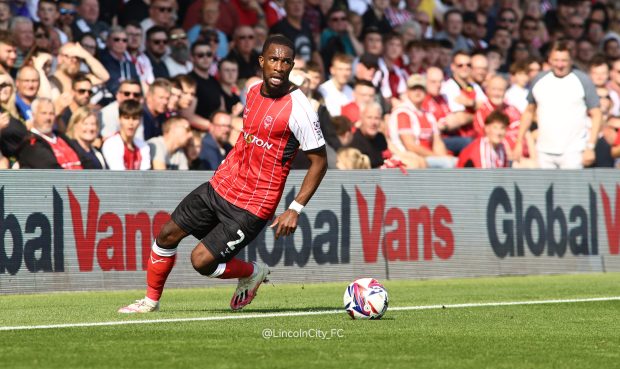 New Lincoln City captain Tendayi Darikwa. Credit: Graham Burrell