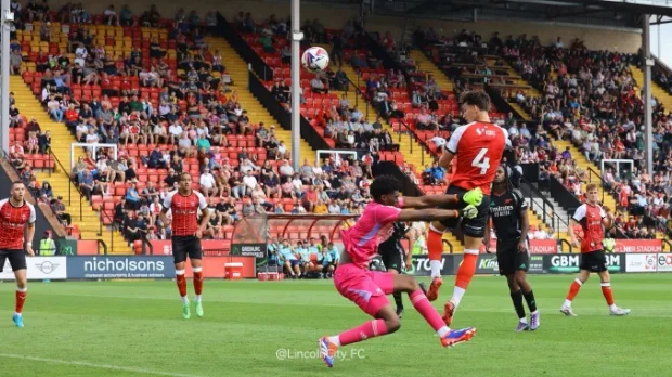 Lincoln City's Lewis Montsma