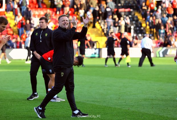 Lincoln City assistant head coach Tom Shaw