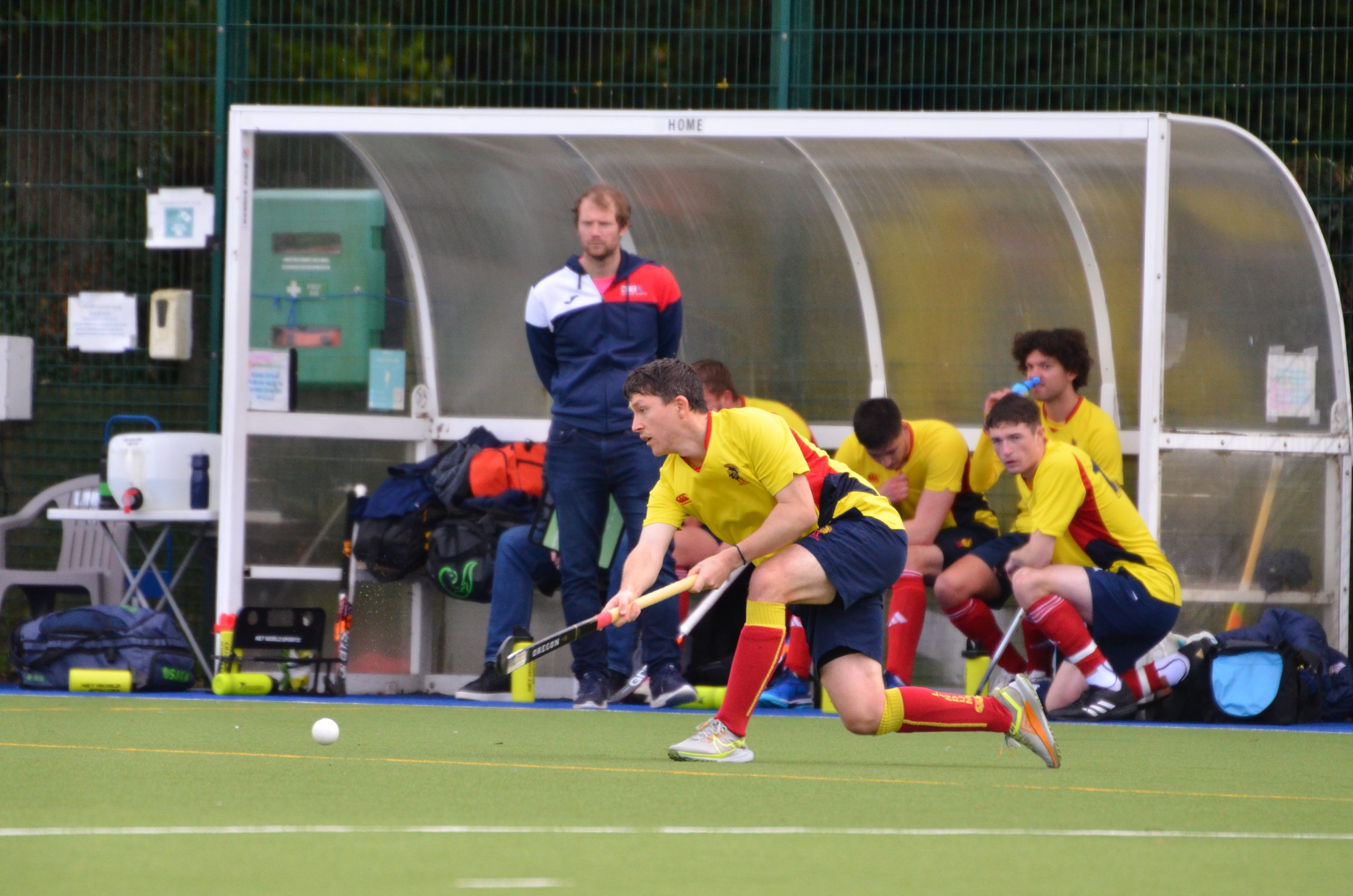 Lindum Hockey's head coach Stuart Cunnington. Credit: Hockey Captured
