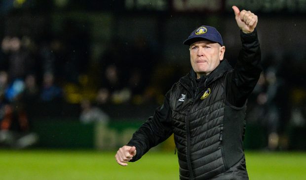 Gainsborough Trinity manager Russ Wilcox. Credit: Heather King