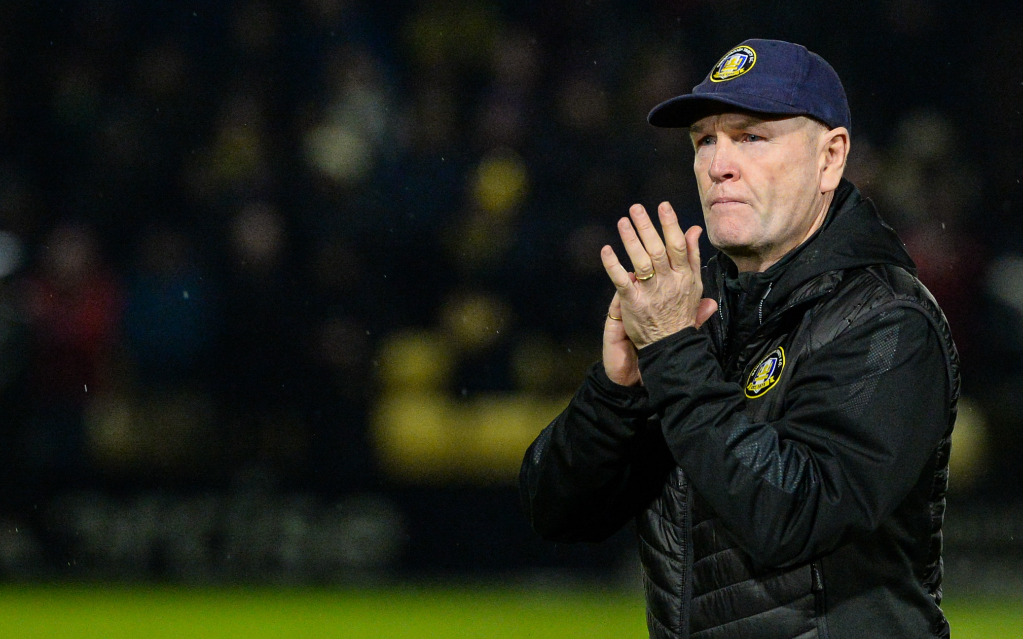 Gainsborough Trinity manager Russ Wilcox. Credit: Heather King
