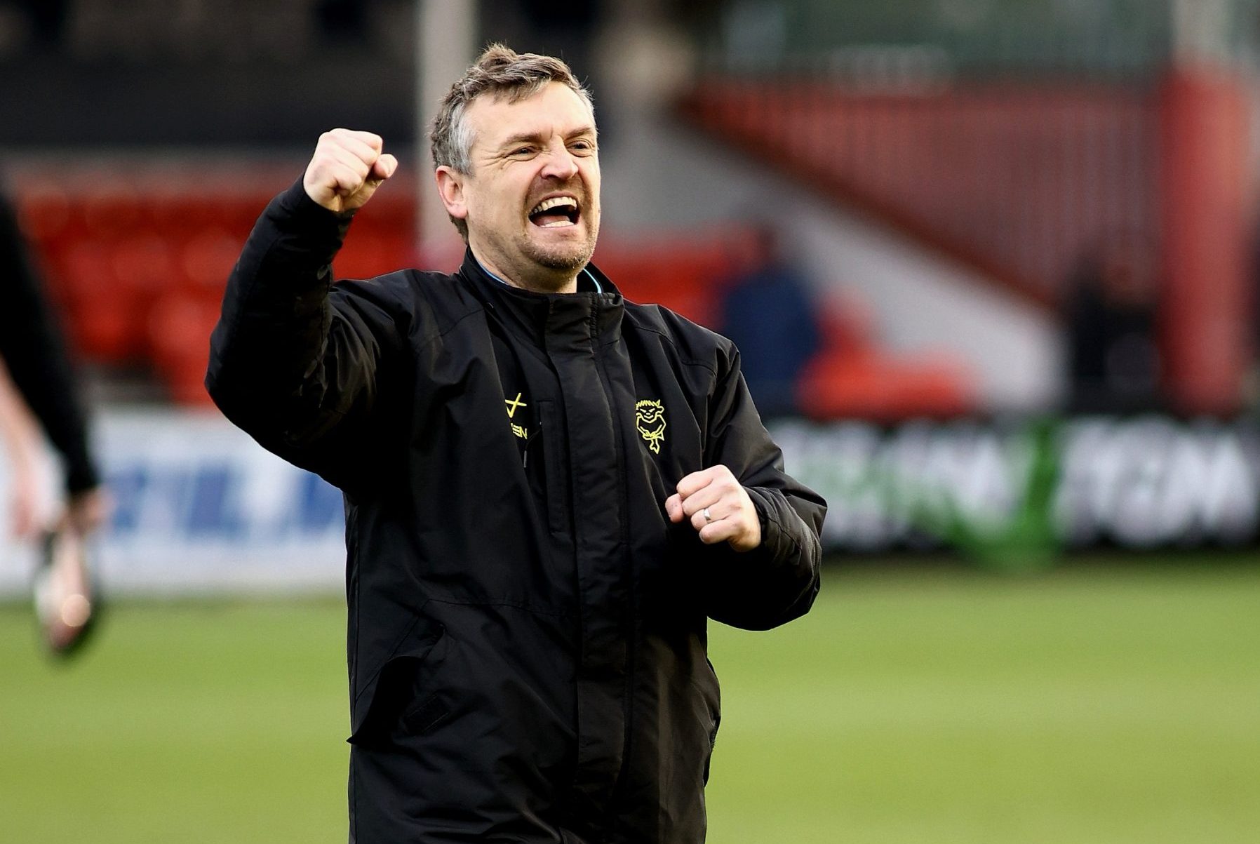 Lincoln City head coach Michael Skubala. Credit: Graham Burrell