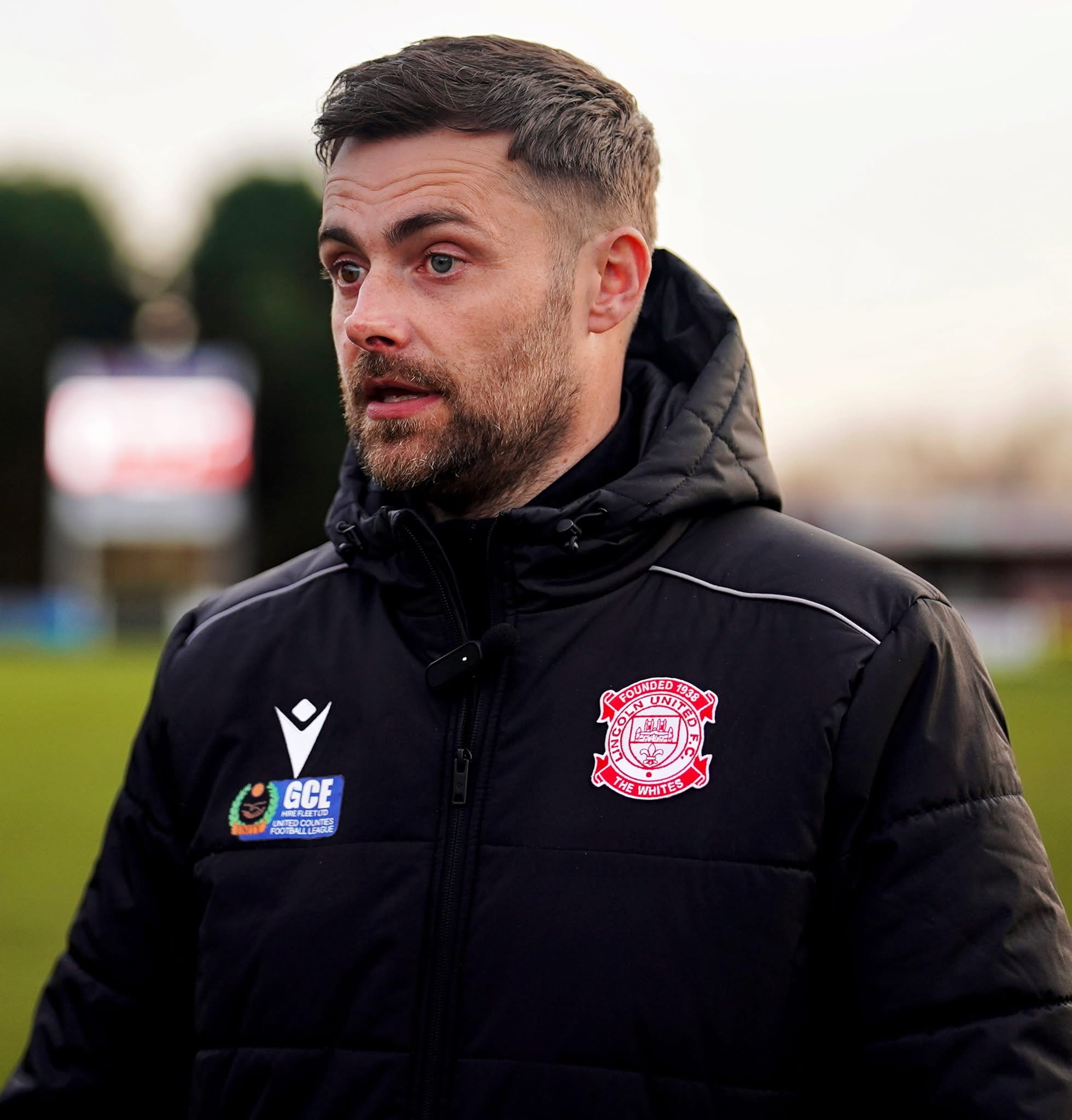 Lincoln United manager Scott Hellewell. Credit: Ed Mayes Photography