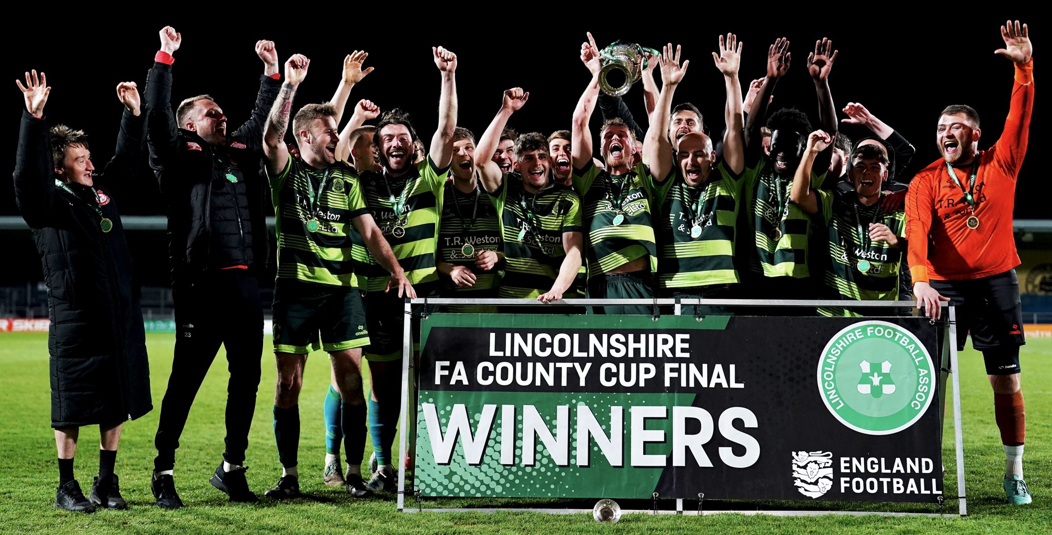 Lincoln United retain Lincolnshire County Trophy. Credit: Ed Mayes Photography