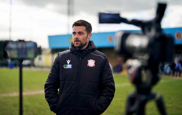Lincoln United manager Scott Hellewell. Credit: Ed Mayes Photography
