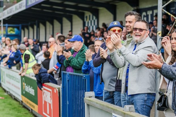 Gainsborough Trinity fans. Credit: Gainsborough Trinity