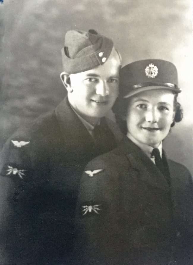 Mr and Mrs Taylor wedding photo.