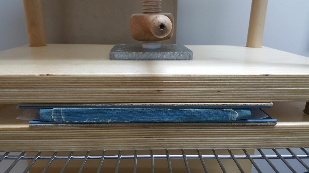 The Log Book under restoration
