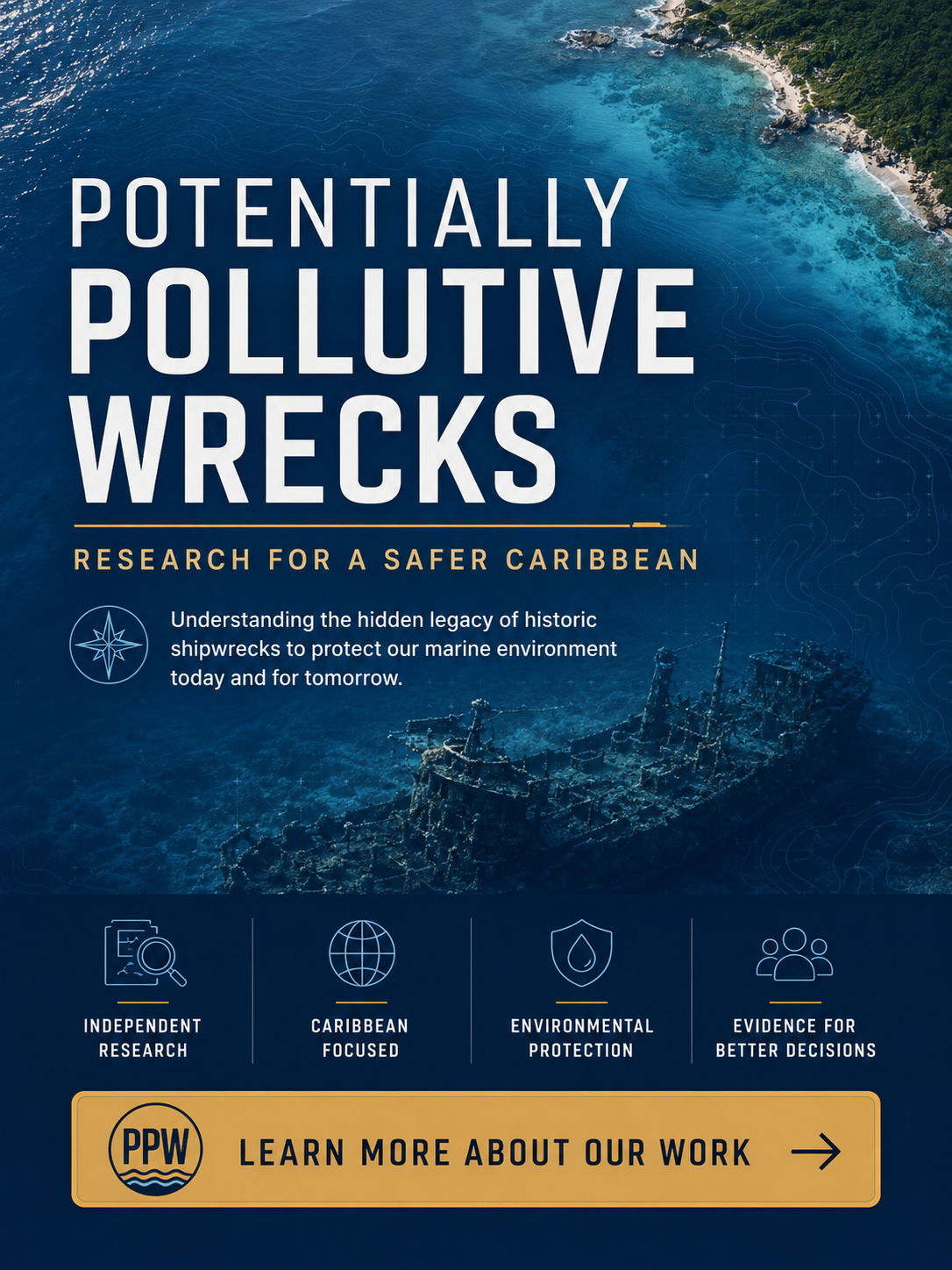 Potentially Pollutive Wrecks — Research for a Safer Caribbean