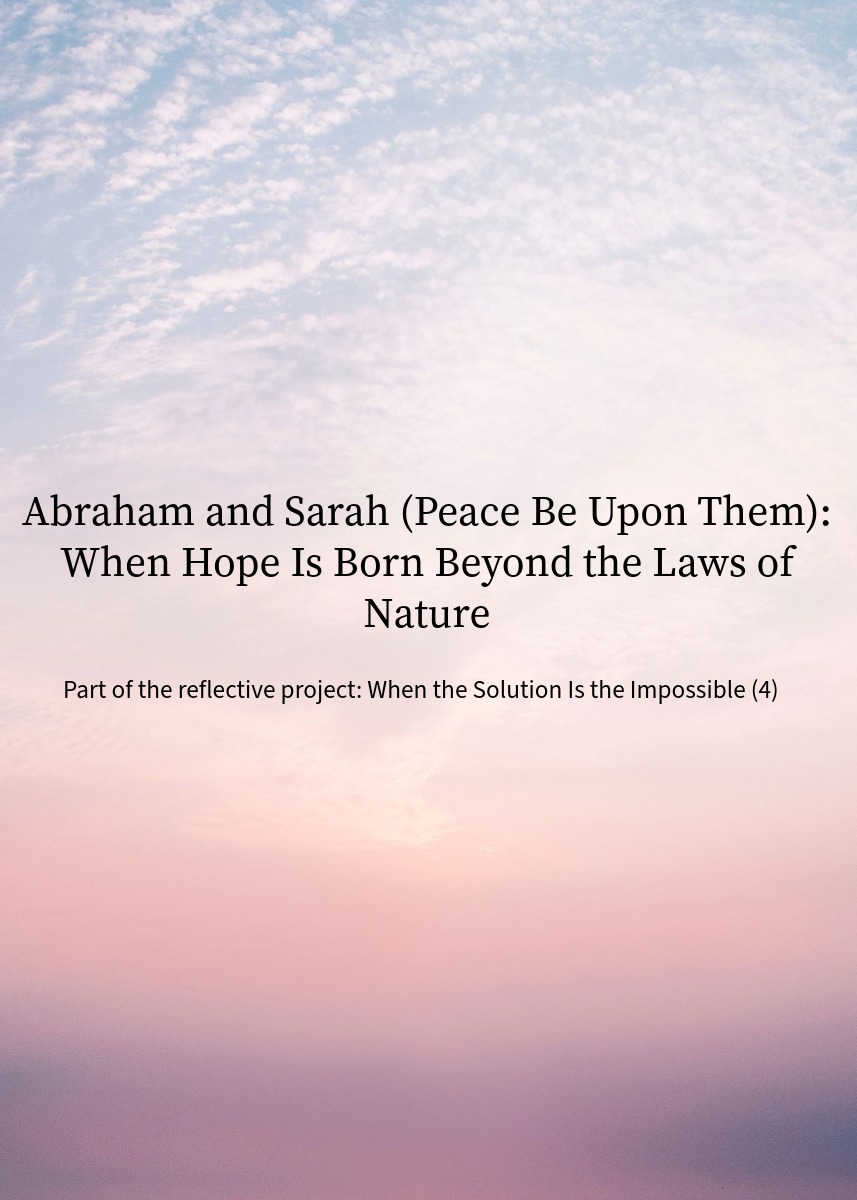 Abraham and Sarah (Peace Be Upon Them): When Hope Is Born Beyond the Laws of Nature