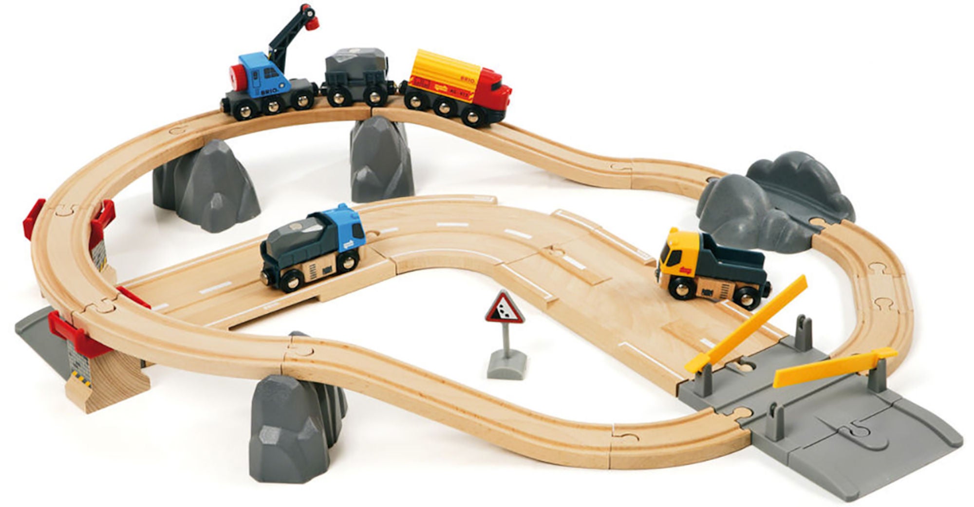 BRIO World 33210 Tog & Vei Laste Sett