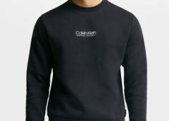 Calvin Klein Sweatshirt Logo Coordinates Sweatshirt Svart