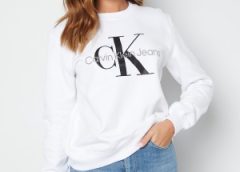 Calvin Klein Jeans Core Monogram Sweatshirt YAF Bright White XS
