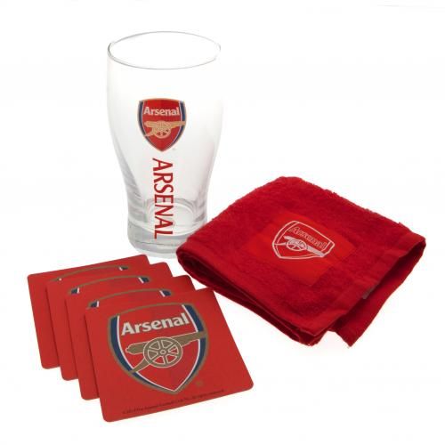 Arsenal Mini Bar Sett - Rød - Taylors Football Souvenirs, størrelse One Size