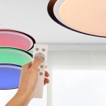 LED-taklampe Xaver Smart Home dimbar CCT