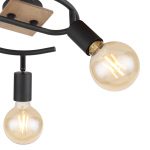 Taklampe Martha med tre, spiral 3 lyskilder