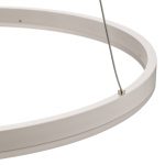 Arcchio Albiona LED-pendel, hvit, 60 cm