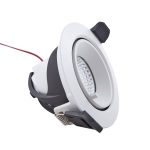 Arcchio Harcos LED-downlight, hvit, Ø 11 cm, 4 000K, 4 000K