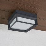 BEGA 22650K3 utendørs LED-vegglampe, grafitt 3000K